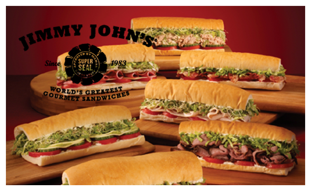 Jimmy Johns Gourmet Sandwiches Fundzio